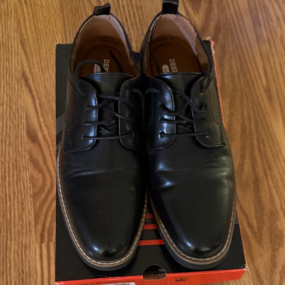Deer Stags Men's Black Oxford Shoes